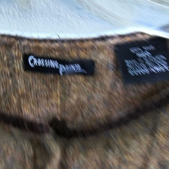 Vintage Crossing Pointe 100% Wool Brown Sweater Button up Winter Sweater - Picture 4 of 7